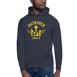 Faith Over Fear Hoodie (Yellow Print)